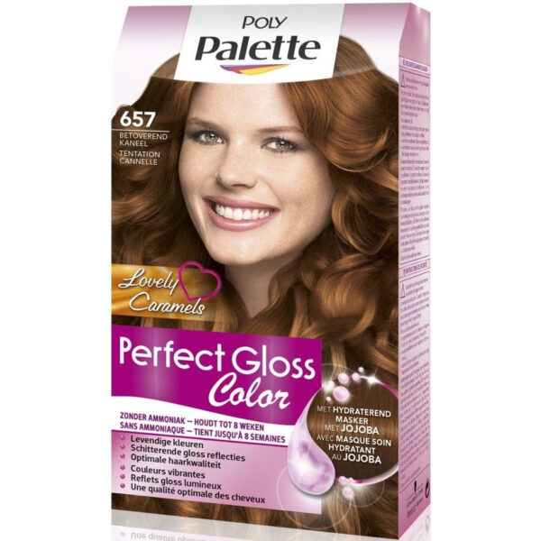 Poly Palette Haarkleuring Perfect Gloss Betoverend Kaneel Nr. 657 - Afbeelding 2