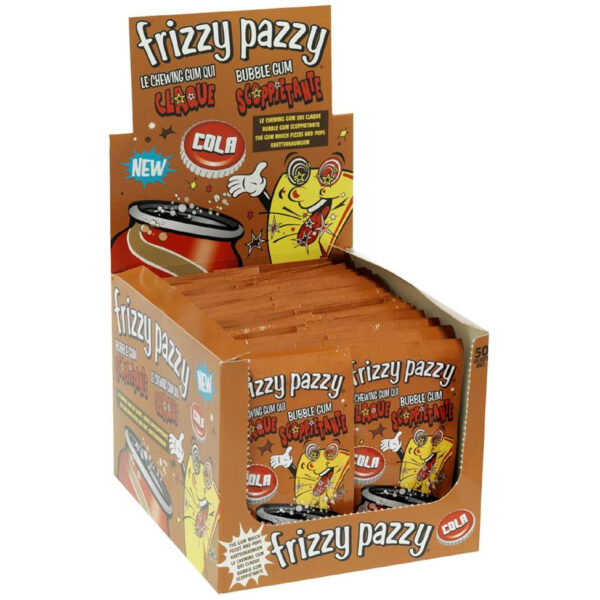 Frizzy Pazzy Knetterkauwgom Colasmaak 50 Stuks