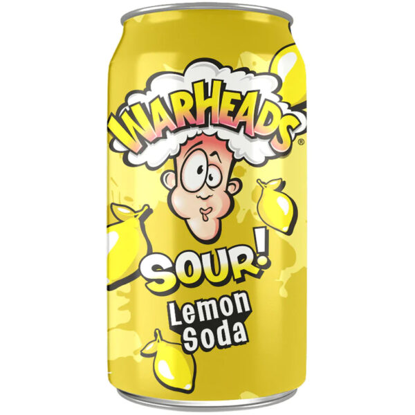 Warheads Sour! Lemon Soda 335ml