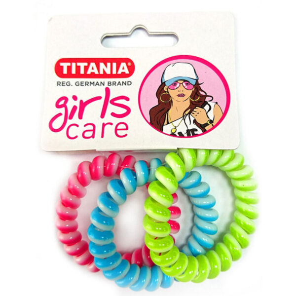 Titania Girls Care Haarrekker Plastiek 3 stuks