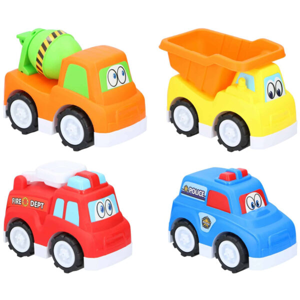 Let's Play Cartoon Speelgoedauto 29.5x15.5x20cm