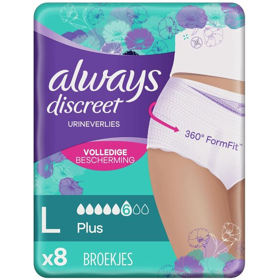 Always discreet promo urineverlies