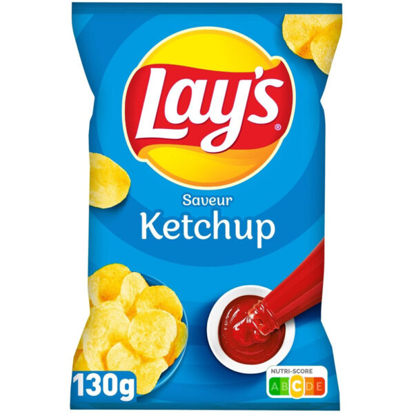 Lays Chips Ketchup 130g Snuffelstore