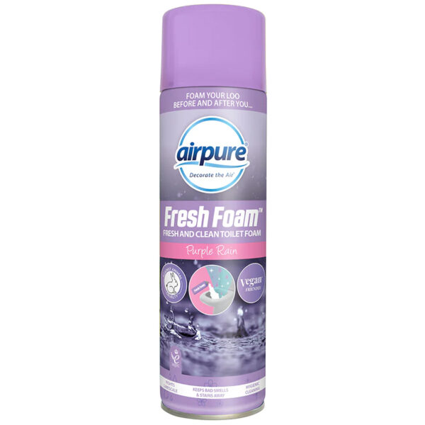 Airpure Fresh Foam Toiletreiniger Purple Rain 500ml - Afbeelding 2