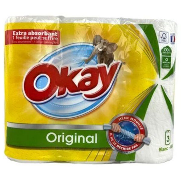 Okay Original Extra Absorberend Keukenpapier 3rollen