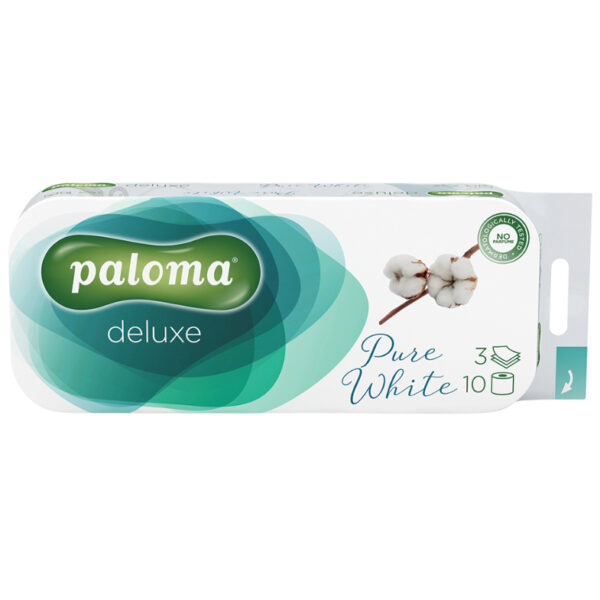 Paloma Toiletpapier Pure White 3-Laags 10 Rollen