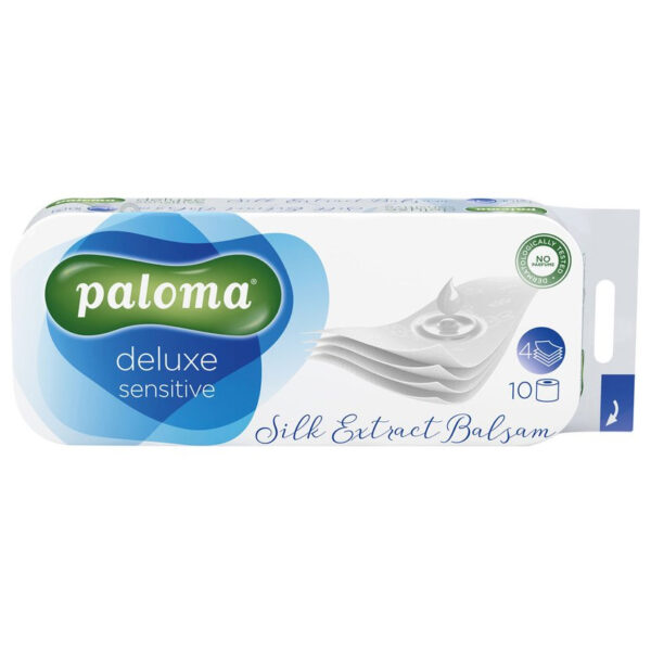 Paloma Toiletpapier Deluxe Sensitive 4-Laags 10 Rollen