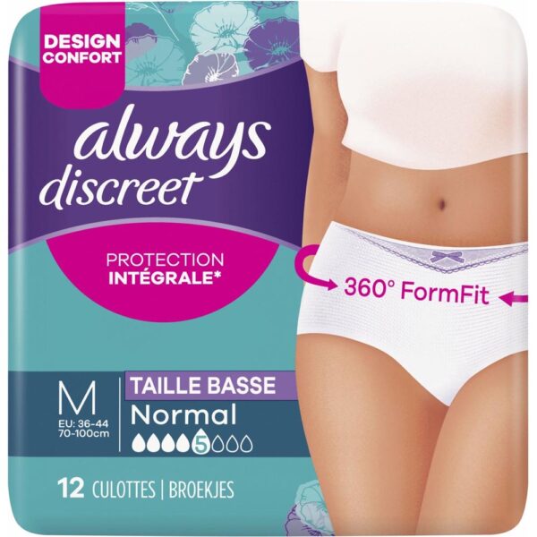 Always Discreet Broekjes Tegen Urineverlies Medium 12 Stuks