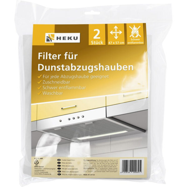 Dampkapfilters 2 stuks 47x57cm