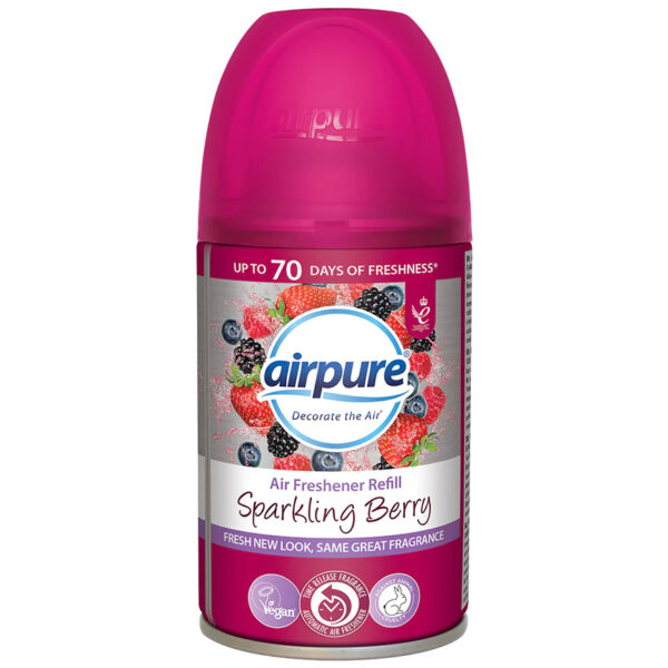 Airpure Luchtverfrisser "Sparkling Berry" Navulling250ml - Afbeelding 2