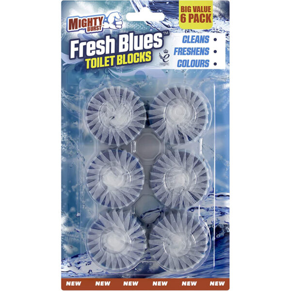 Mighty Burst WC Blok Fresh Blues 6x50g