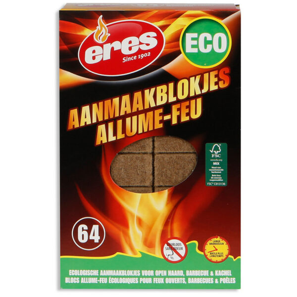 Eres Eco Aanmaakblokjes 64 Stuks