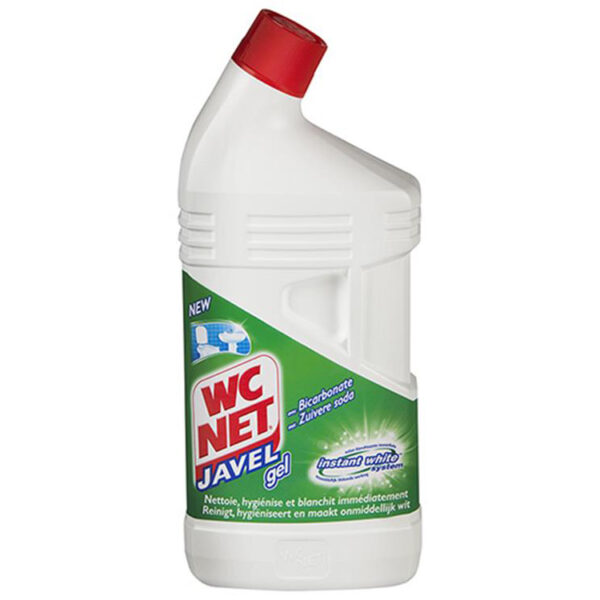 WC Net Toiletreiniger Javel Gel Instant White 1,5L - Met Zuivere Soda - Afbeelding 2
