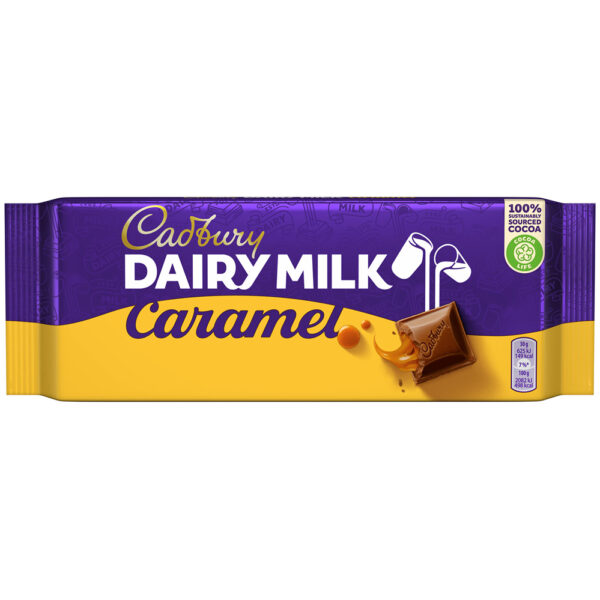 Cadbury Chocoladereep Dairy Milk Caramel 180g