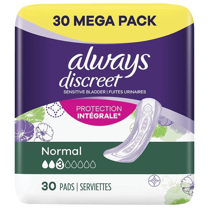 Always discreet promo urineverlies