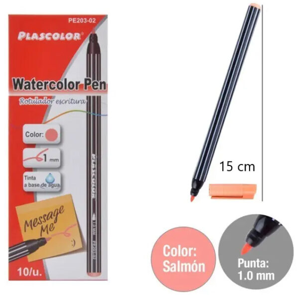 Plascolor Stiftjes 1mm Roze 10 Stuks
