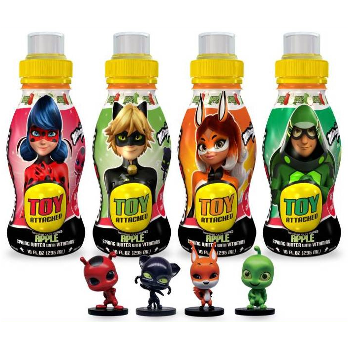 Peppa Pig of Miraculous Drankje met Verrassing Appel 300ml - Afbeelding 3