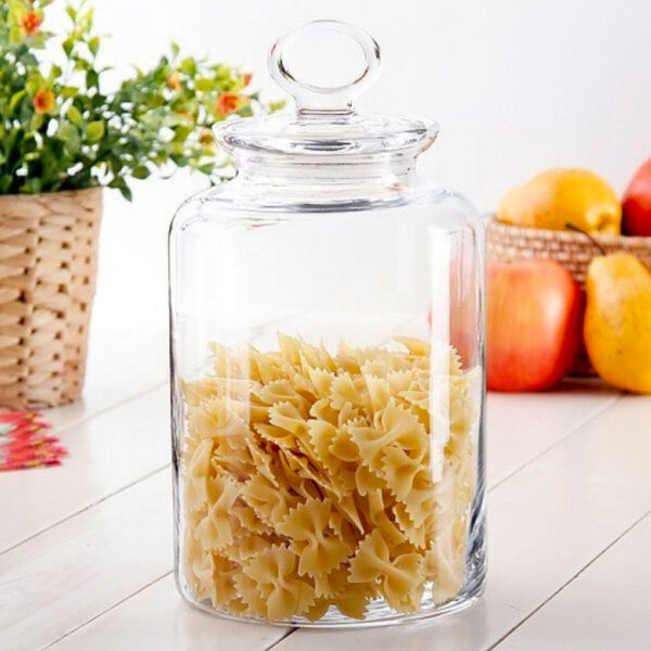 Pasahbahce Kitchen Glazen Voorraadpot Met Deksel 2640ml - Afbeelding 2