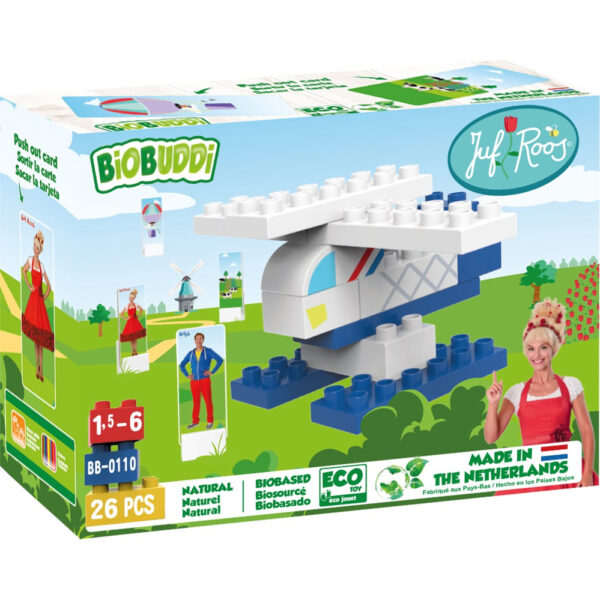 Biobuddi Blokkenset Helicopter 26 Stukken
