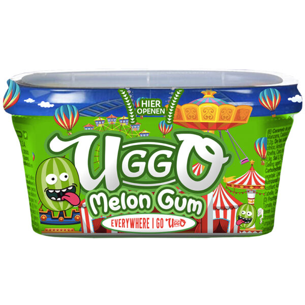 Uggo Kauwgom Melon 180g - Afbeelding 2