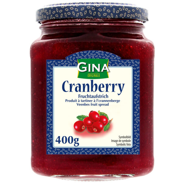 Gina Cranberry Gelei 400g - Afbeelding 3