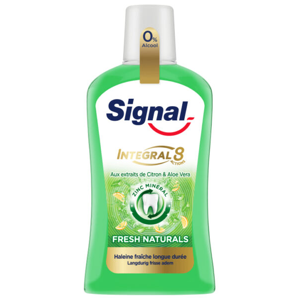 Signal Mondwater Integral 8 Fresh Naturals 500ml - Afbeelding 2