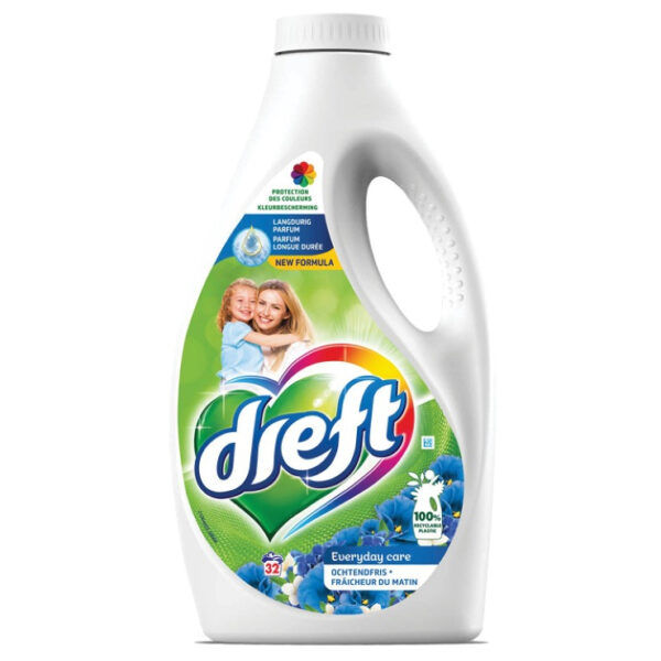 Dreft Vloeibaar Wasmiddel Ochtendfris 32wasb./ 1,76L