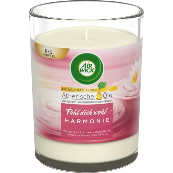 Airwick Geurkaars In Glas Harmonie Waterlelie 220g