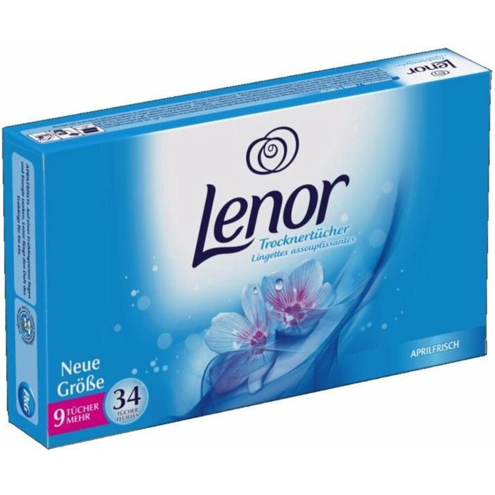 Lenor Droogtrommeldoekjes Aprilfris 34 Stuks