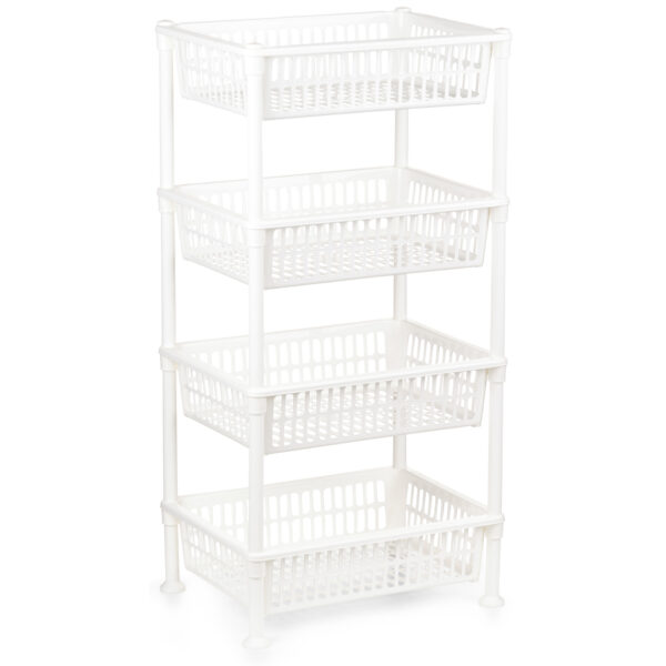 Micasa Opbergrek Smart Wit 39,5x30x80cm