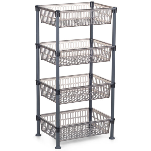 Micasa Opbergrek Smart Zwart 39,5x30x80cm