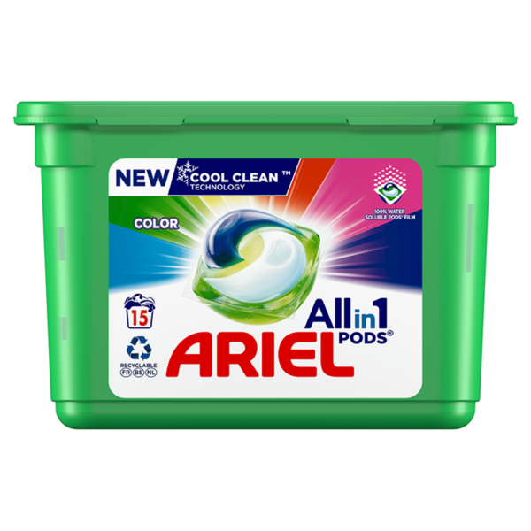 Ariel All-in-1 Pods Color 15 wasb.