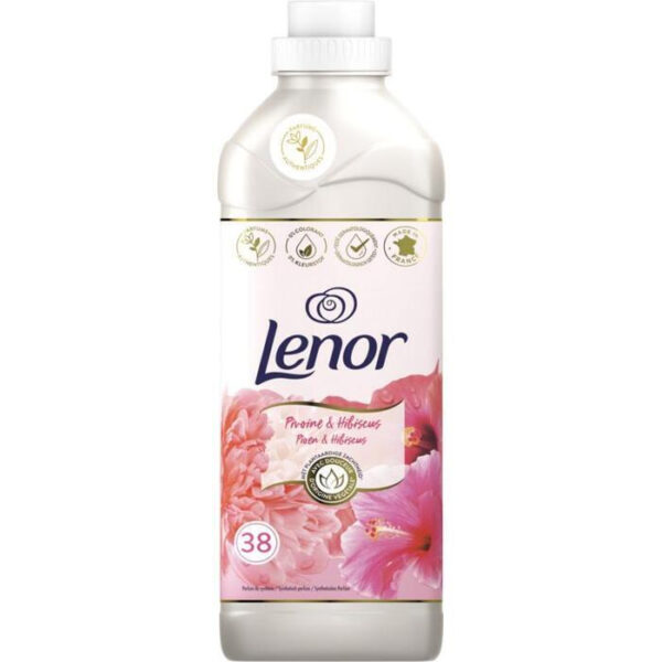 Lenor Wasverzachter Pioen & Hibiscus 38 Wasb./874ml - Afbeelding 2