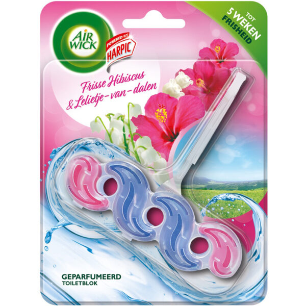 Airwick Geparfumeerde Toiletblok - Frisse Hibiscus & Lelietje Van Dalen 35gr