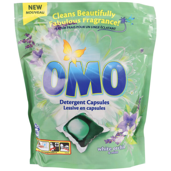 Omo Waspods Witte Orchidee & Munt 46 Wasbeurten