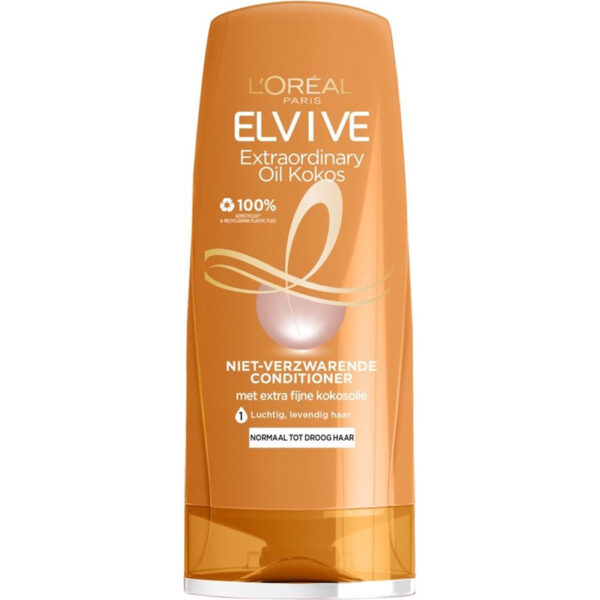 L'Oréal Elvive Niet-Verzwarende Conditioner 200ml - Afbeelding 2