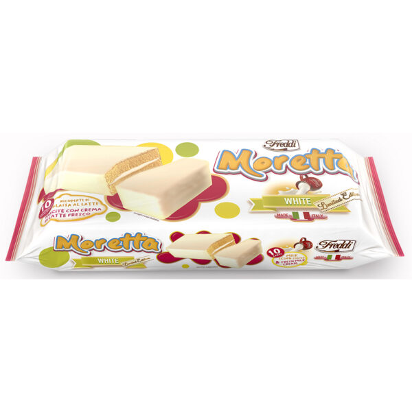 Moretta Witte Chocolade Met Crèmevulling - Apart Verpakt 10x30gr