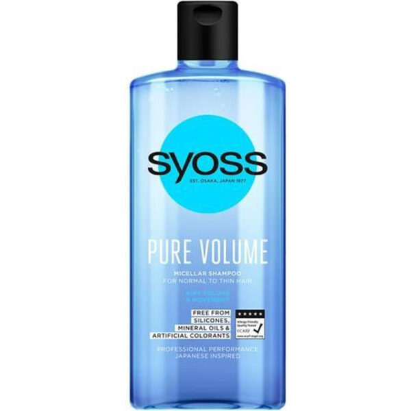 Syoss Shampoo "Pure Volume" 440ml