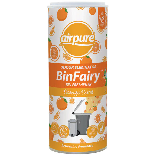 Airpure Bin Fairy - Vuilnisbak Verfrisser - Orange Burst 300gr