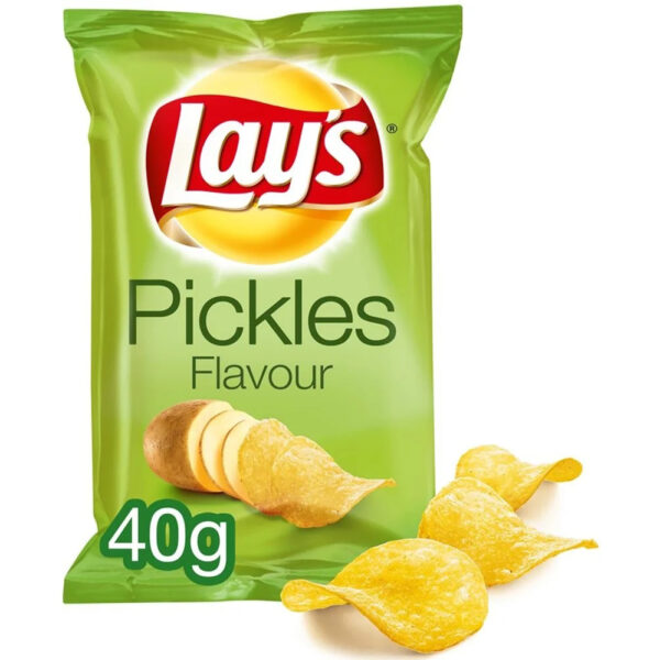 Lays Chips Pickles 20 x 40gr - Afbeelding 4
