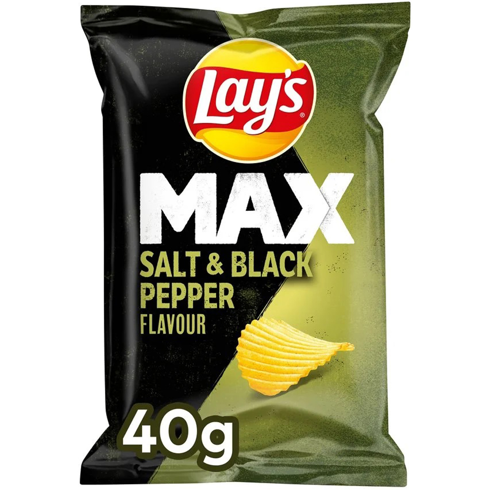 Lays Chips Max Salt & Pepper 20 x 40gr Snuffelstore