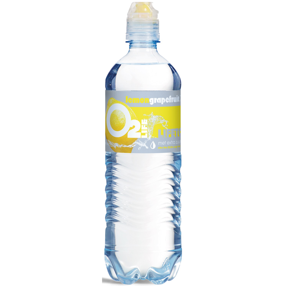 O2 Life Water Plat "Lemon & Gapefruit" 750ML