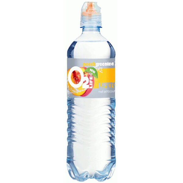 O2 Life Water Plat "Peach & Greentea" 750ML