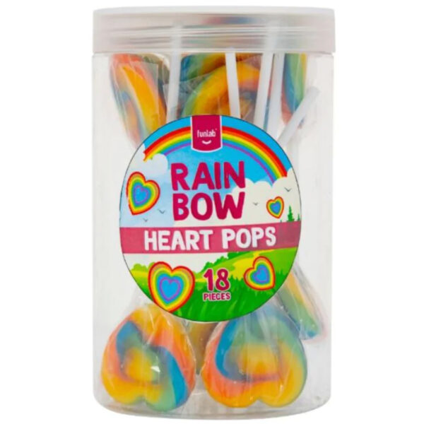 Funlab Lolly's - Rainbow Heart 18st