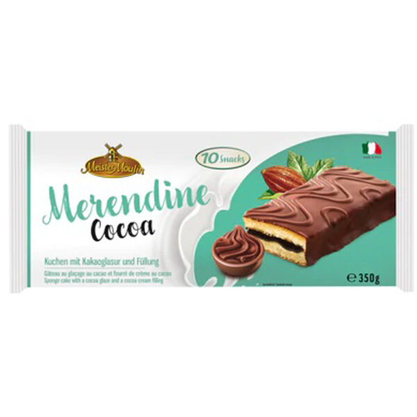 Meister Moulin Cake Met Cacaoglazuur & Vulling 350g - Apart Verpakt - 10 Stuks - Afbeelding 3
