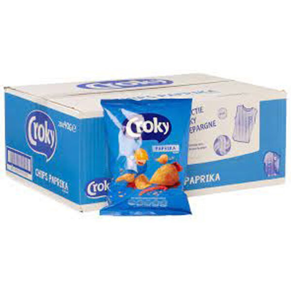 Croky Chips Paprika 20 x 40gr