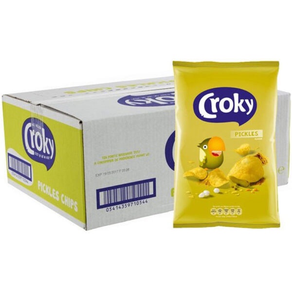 Croky Chips Pickles 20 x 40gr
