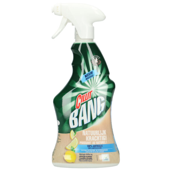 Cillit Bang Spray Ant-Kalk - Natuurlijk Krachtig - Geconcentreerd in Citroenzuur 500ml