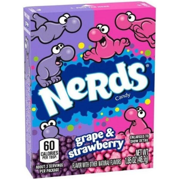 Nerds Snoepjes Druif & Aardbei 46.7g