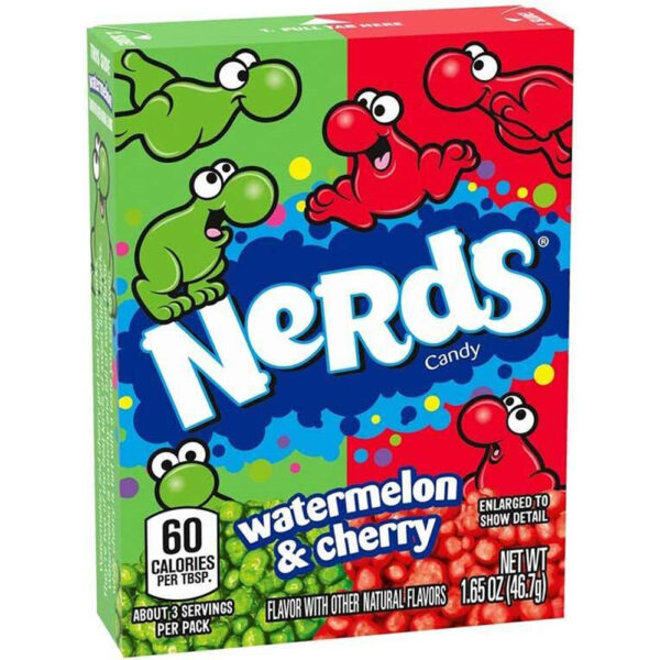 Nerds Snoepjes Watermeloen & Kers 46.7g